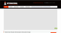 Desktop Screenshot of internacionalcabos.com.br